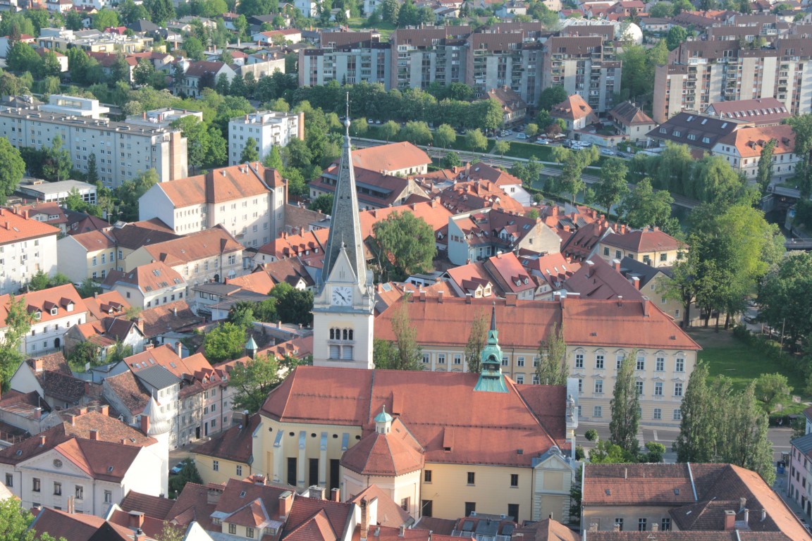 Ljubljana Kalesinden Manzara